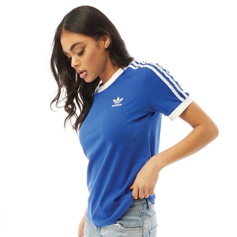 shirt damen adidas blau mehrfarbig|blaue adidas t shirts damen.